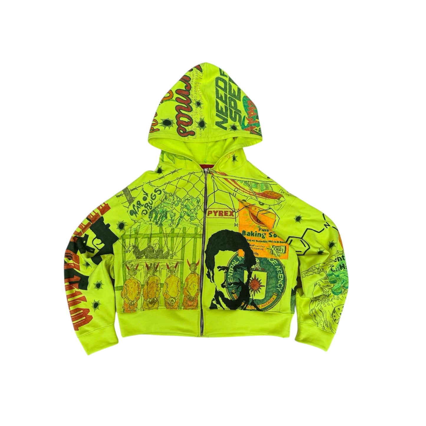 ARMAS Y DROGAS ZIP UP